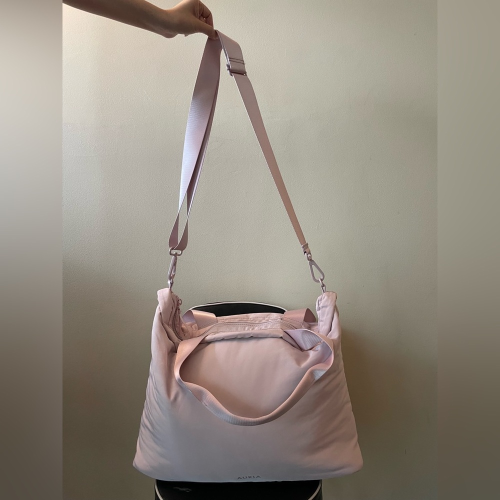 Pale Pink Travel Shoulder Bag
